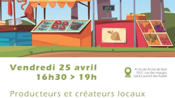 Infoodtruck|Ecole Arche de Noé 7051 rue des mauges, St Laurent Vendredi 25 avril, de 16h30 à 19h
