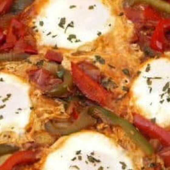 Chakchouka (œufs tunisiens à la sauce tomate)