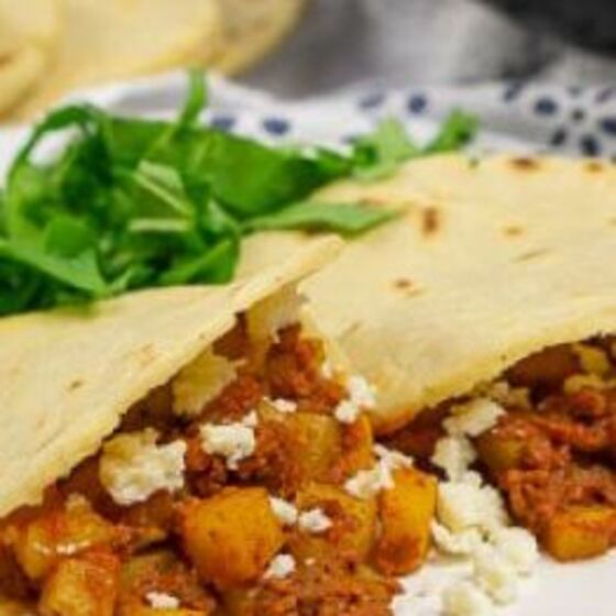 Chorizo and Potato Gorditas