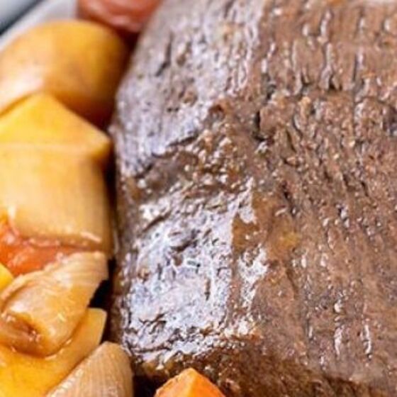 Rôti de chevreuil braisé à la bière