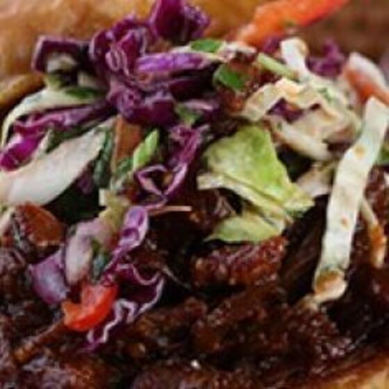 Sandwich au bulgogi (bœuf grillé coréen)