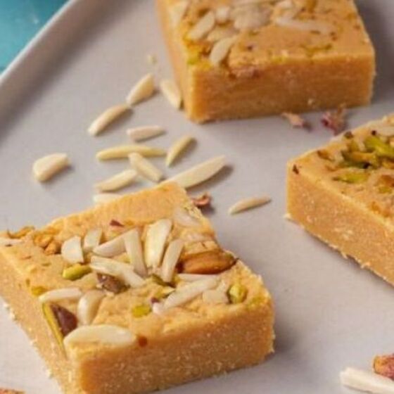 Barfi (Lait indien en poudre Barfi)