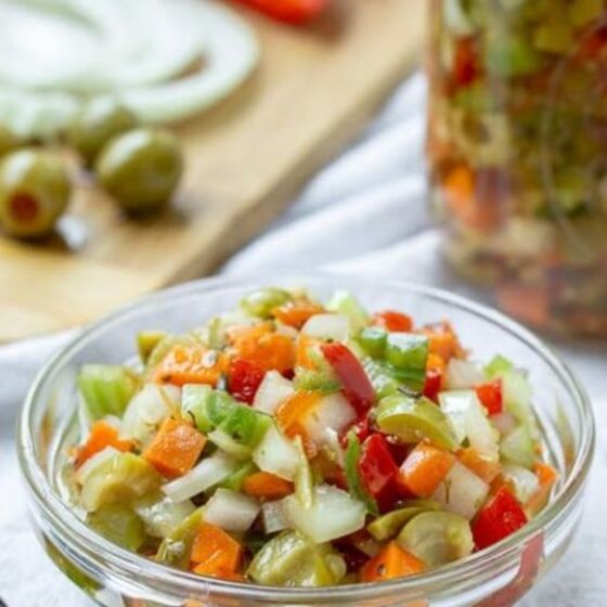 Chicago Style Hot Giardiniera Relish