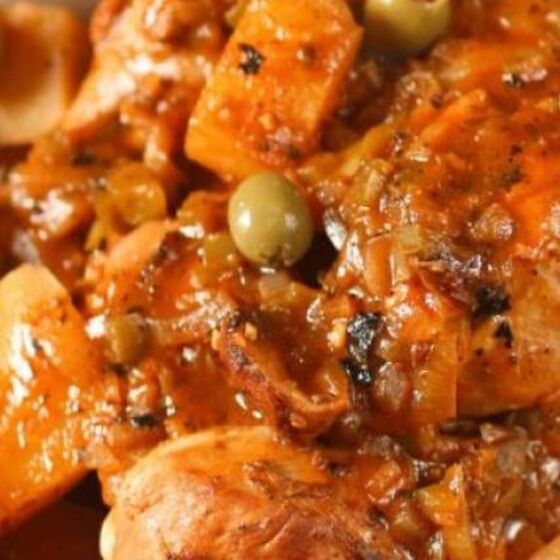 Fricassée de poulet cubaine