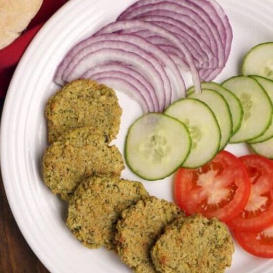 Falafel cuit au four