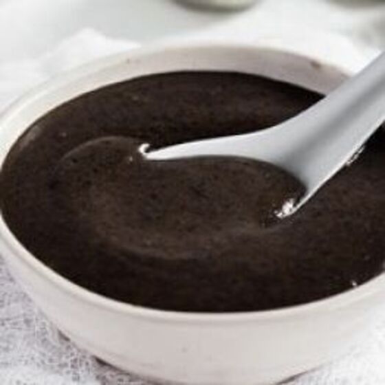 Soupe (ou pâte) chinoise au sésame noir