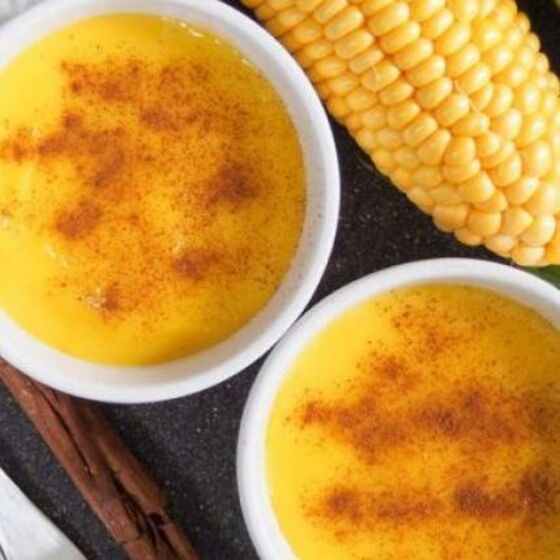 Curau de Milho (Pudding de maïs brésilien)