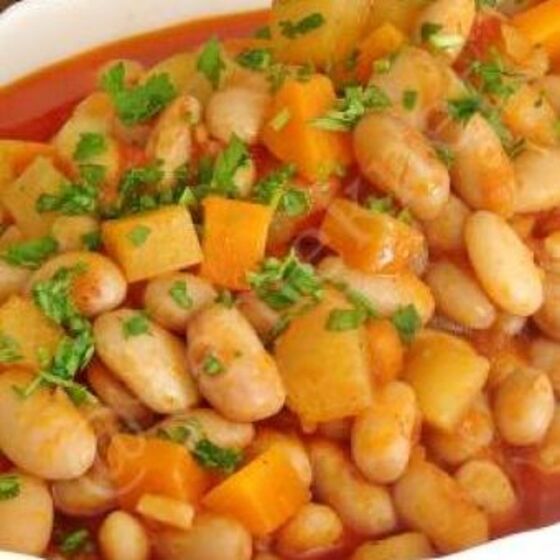 Barbunya Pilaki (Fèves au lard turques)