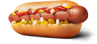 Click and collect Hot dog New Yorkais