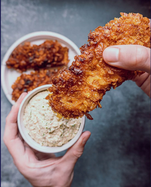 Click and collect Poulet frit tenders (4 unités) viande halal et non piquante